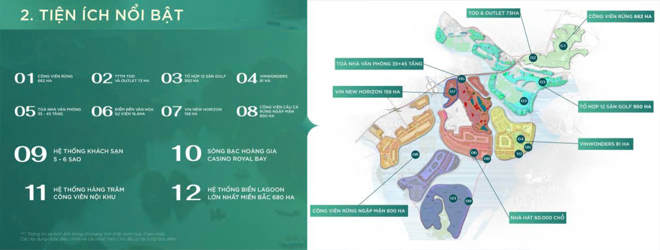 12 tiện ích nổi bật tại VinHomes Global Gate Hạ Long